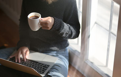 Wellbeing tips for those working at home